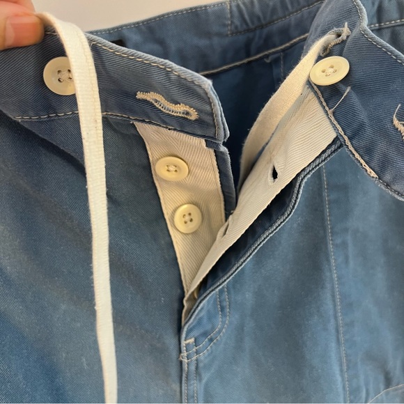 Polo Jeans Co Ralph Lauren Shorts Mens L Large Blue #67 Canvas Varsity  VTG 90s - Picture 4 of 7